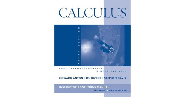 Calculus of a single variable 9th edition