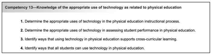 Cst physical education practice test