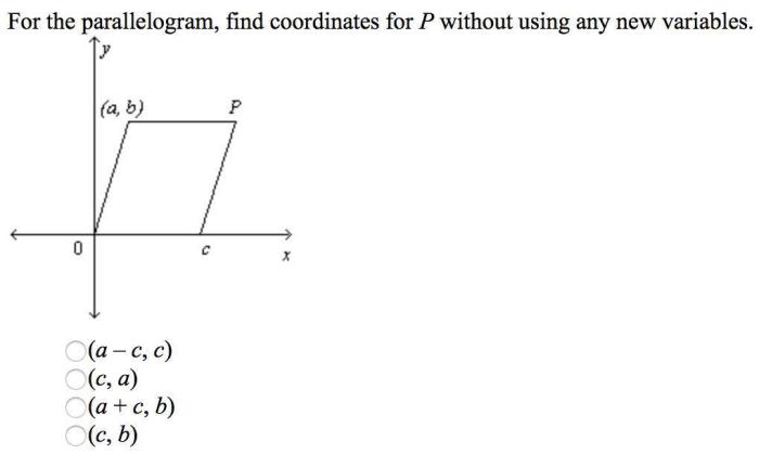 Polygons and quadrilaterals unit test