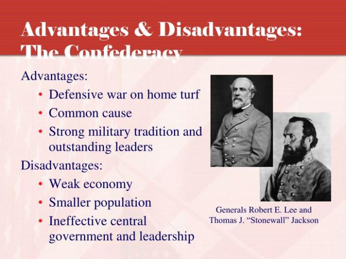 Advantages and disadvantages of confederate government