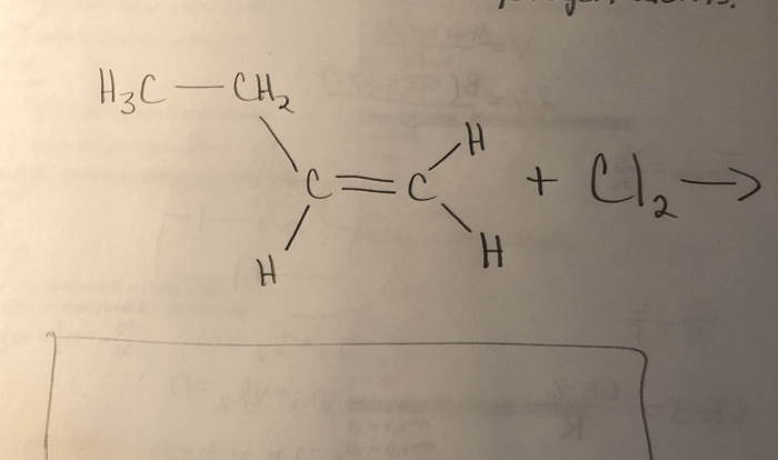 Predict the product of the reaction. draw all hydrogen atoms.